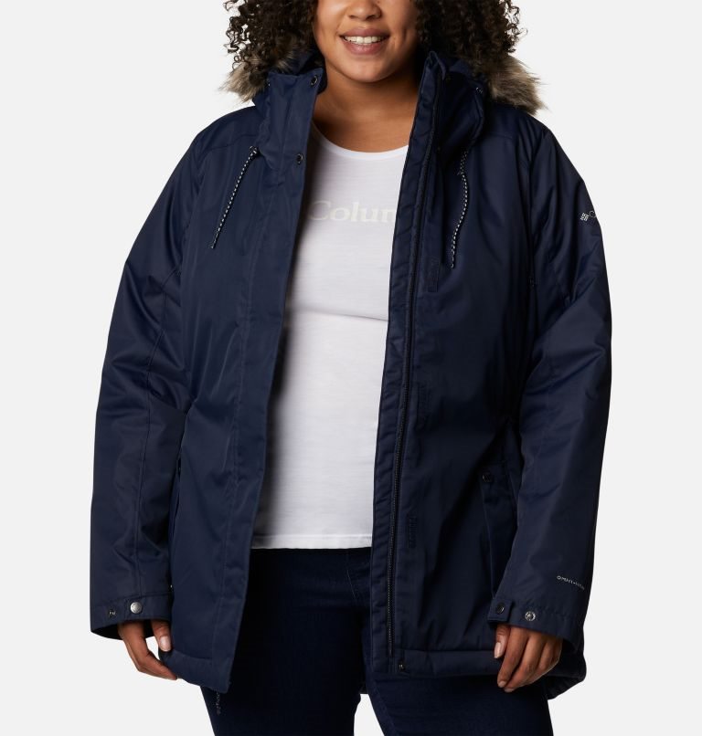 Jachete Izolate Columbia Suttle Mountain II Dama Bleumarin | Plus Size LG9A7M801